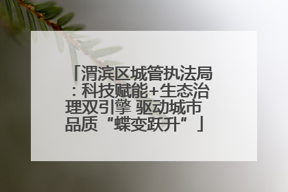 渭滨区城管执法局：科技赋能+生态治理双引擎 驱动城市品质“蝶变跃升”