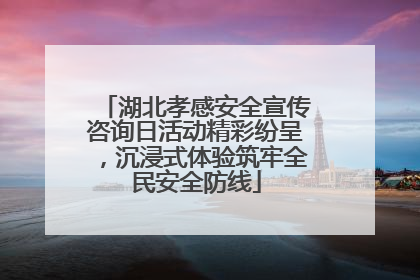湖北孝感安全宣传咨询日活动精彩纷呈，沉浸式体验筑牢全民安全防线
