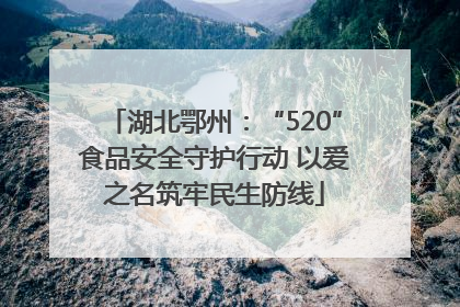 湖北鄂州：“520”食品安全守护行动 以爱之名筑牢民生防线