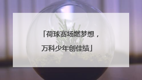 荷球赛场燃梦想，万科少年创佳绩