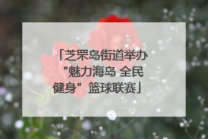 芝罘岛街道举办“魅力海岛 全民健身”篮球联赛