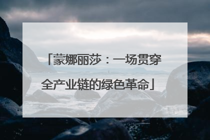 蒙娜丽莎：一场贯穿全产业链的绿色革命