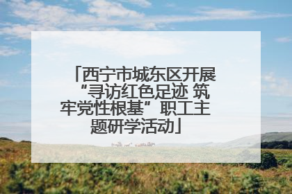 西宁市城东区开展“寻访红色足迹 筑牢党性根基”职工主题研学活动
