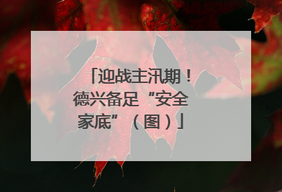 迎战主汛期！德兴备足“安全家底”（图）