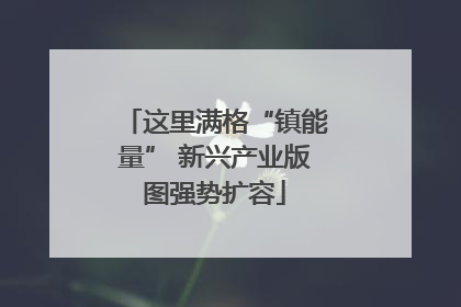这里满格“镇能量” 新兴产业版图强势扩容
