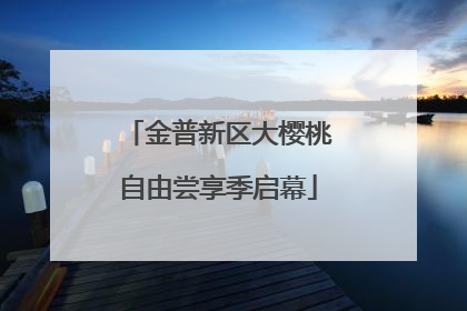 金普新区大樱桃自由尝享季启幕