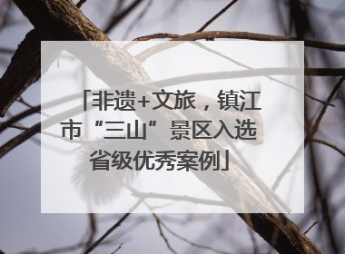 非遗+文旅，镇江市“三山”景区入选省级优秀案例