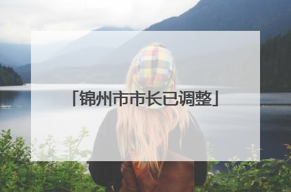 锦州市市长已调整