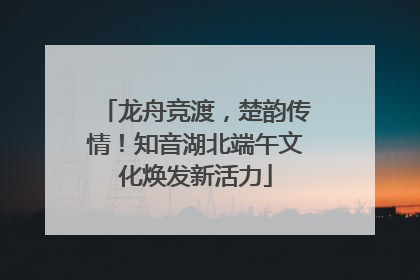 龙舟竞渡，楚韵传情！知音湖北端午文化焕发新活力