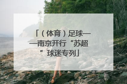 （体育）足球——南京开行“苏超”球迷专列