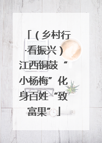 （乡村行·看振兴）江西铜鼓“小杨梅”化身百姓“致富果”