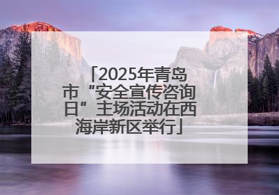 2025年青岛市“安全宣传咨询日”主场活动在西海岸新区举行
